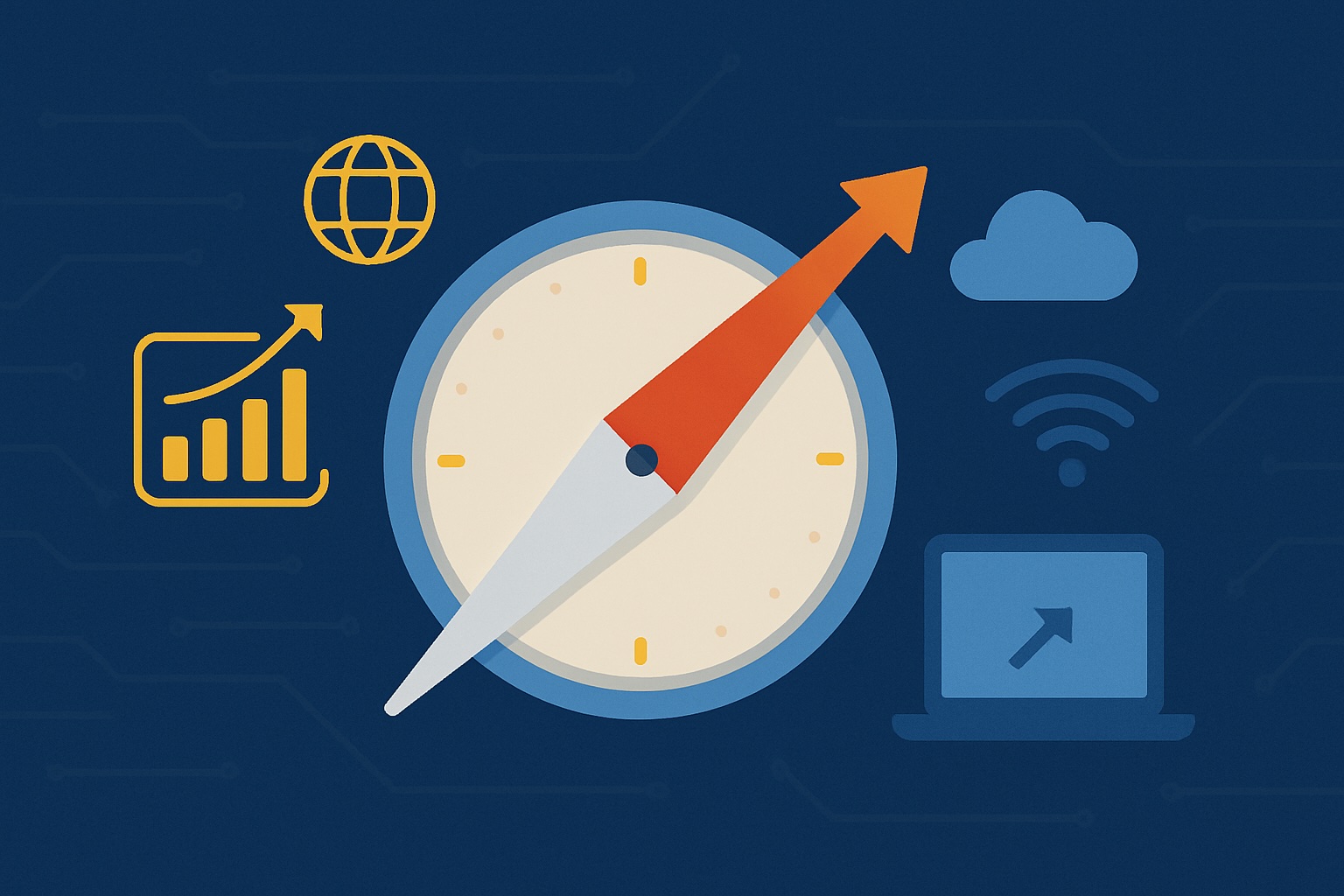 Digital compass guiding business success with IT solutions